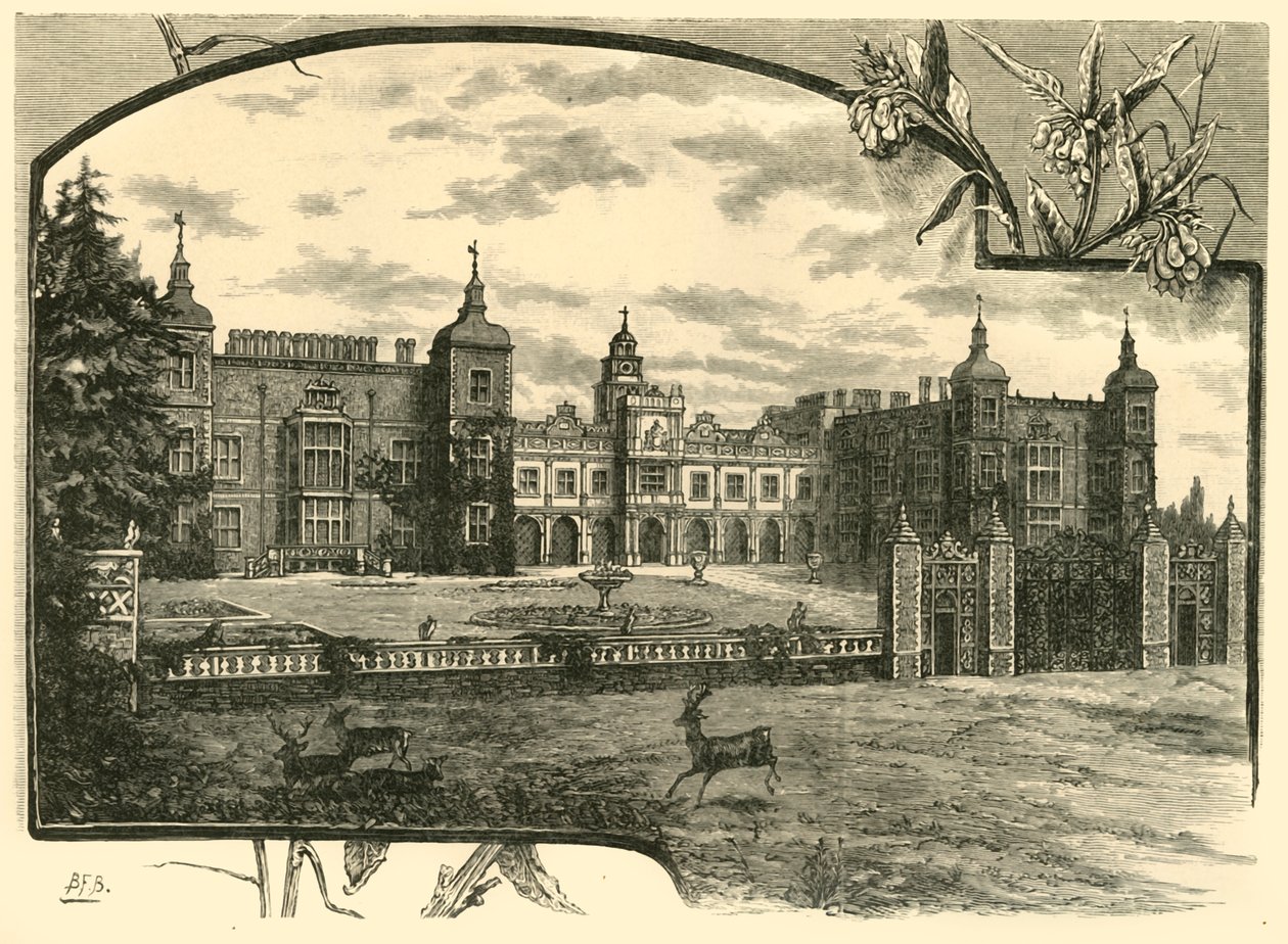 Façade de Hatfield House, 1898 - Unbekannt