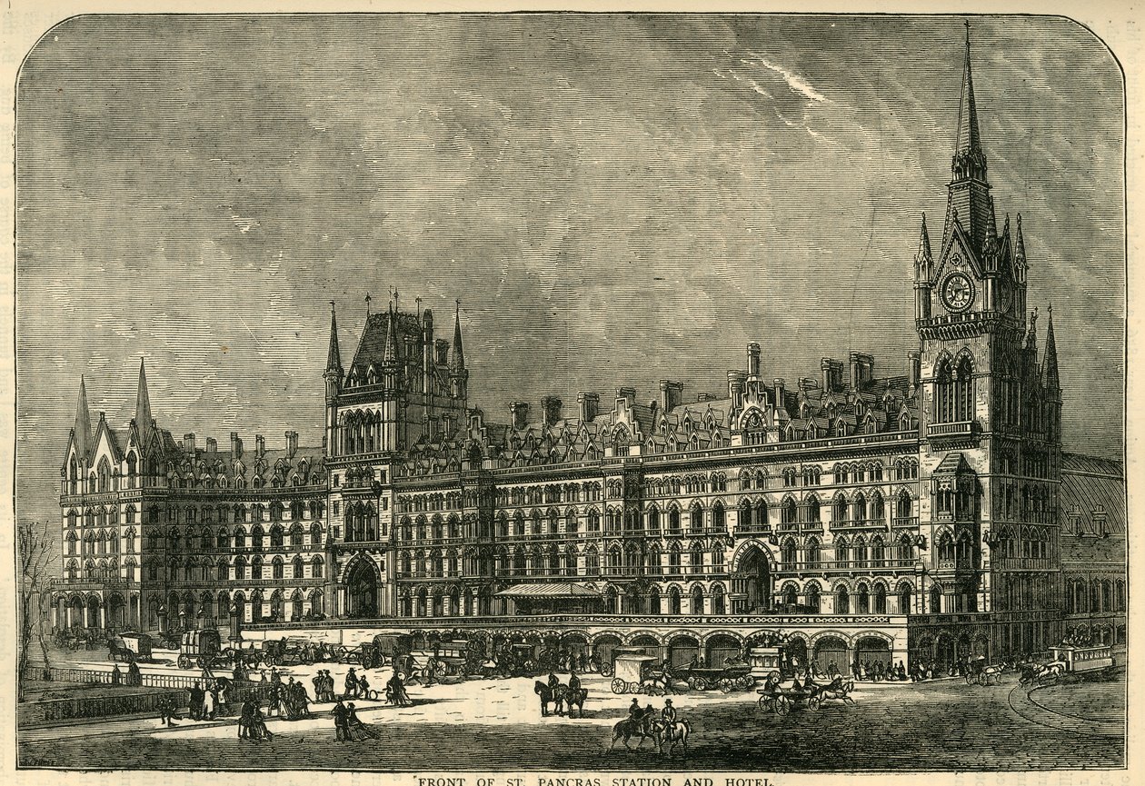 Façade de la gare et de l