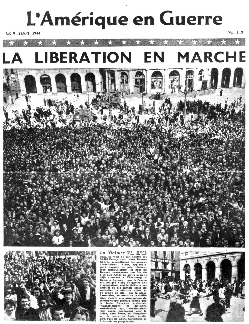 Première page du journal L