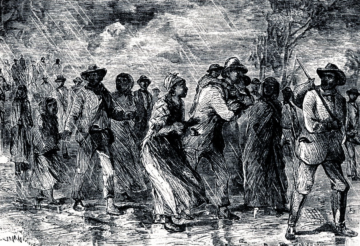 Esclaves fugitifs fuyant du Maryland au Delaware par le chemin de fer clandestin, 1850-1851 - Unbekannt
