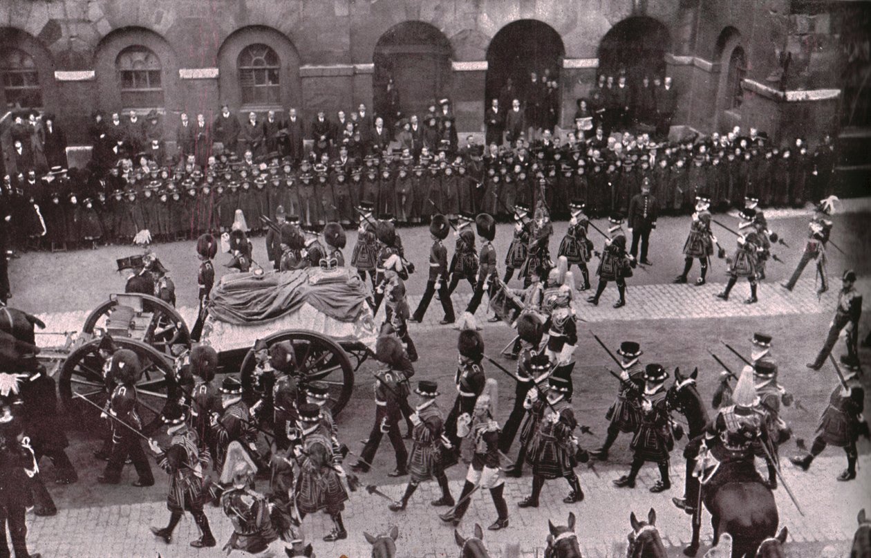 Procession funéraire du roi Édouard VII, Whitehall, Londres, 20 mai 1910 - Unbekannt