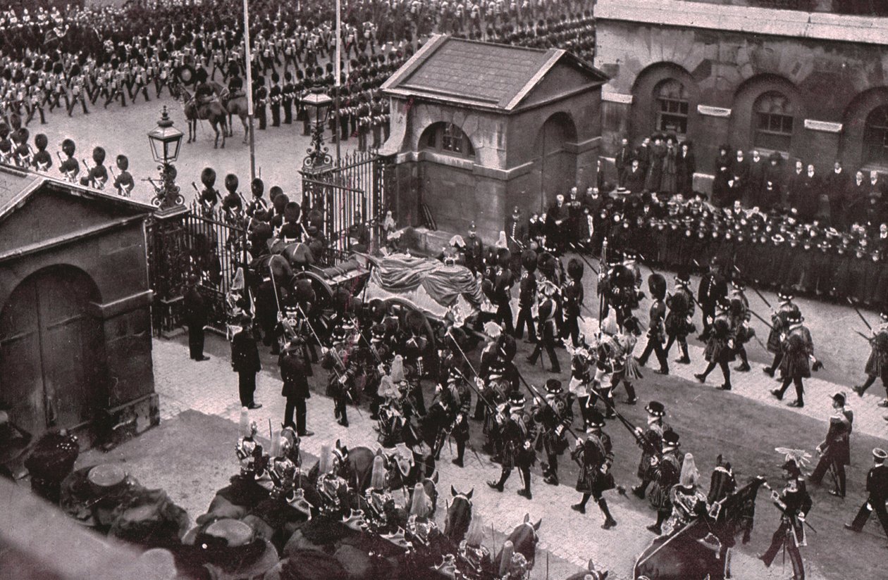 Procession funéraire du roi Édouard VII, Whitehall, Londres, 20 mai 1910 - Unbekannt