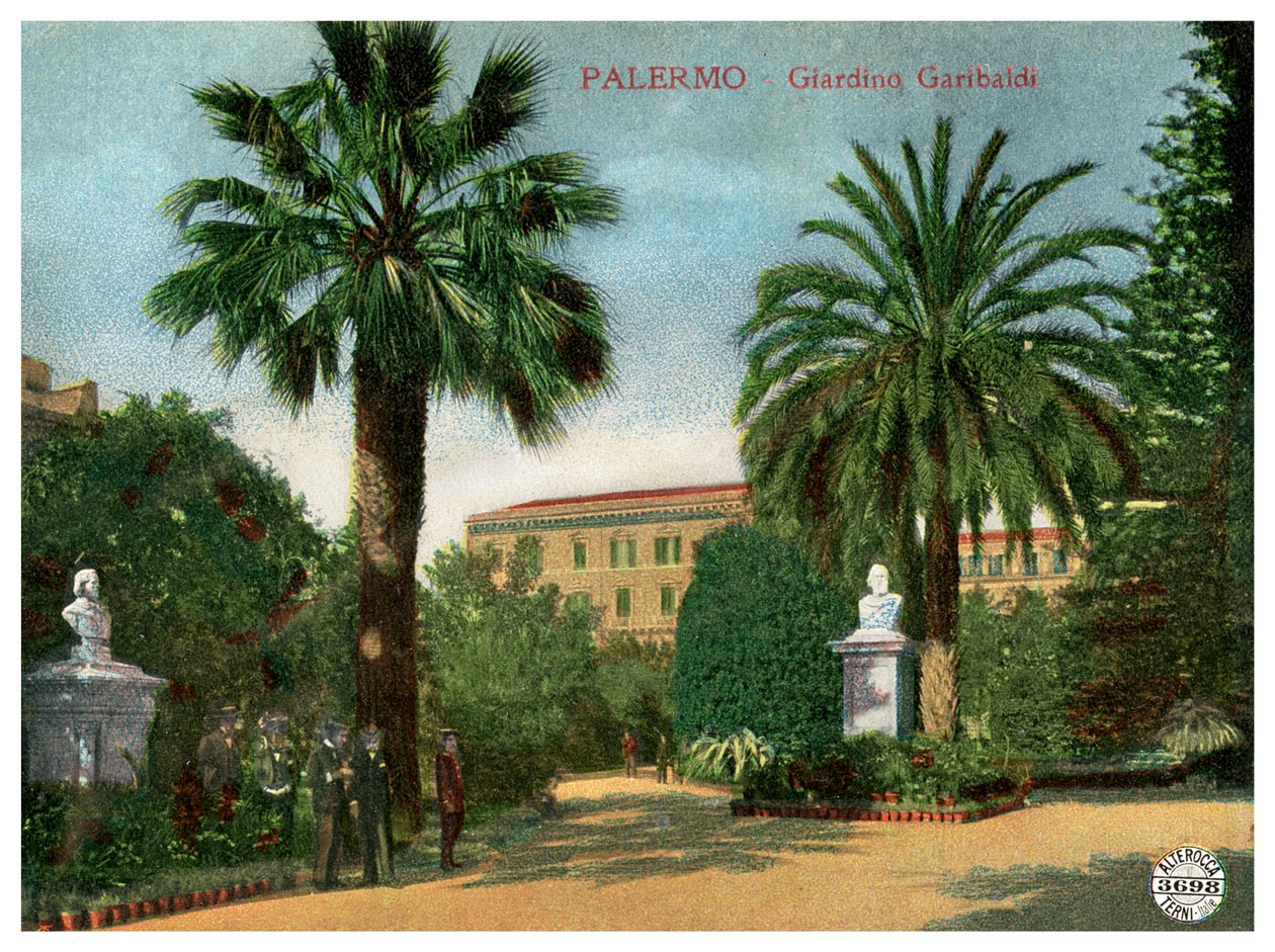 Jardin Garibaldi, Palerme, Sicile, Italie, début du 20ème siècle - Unbekannt