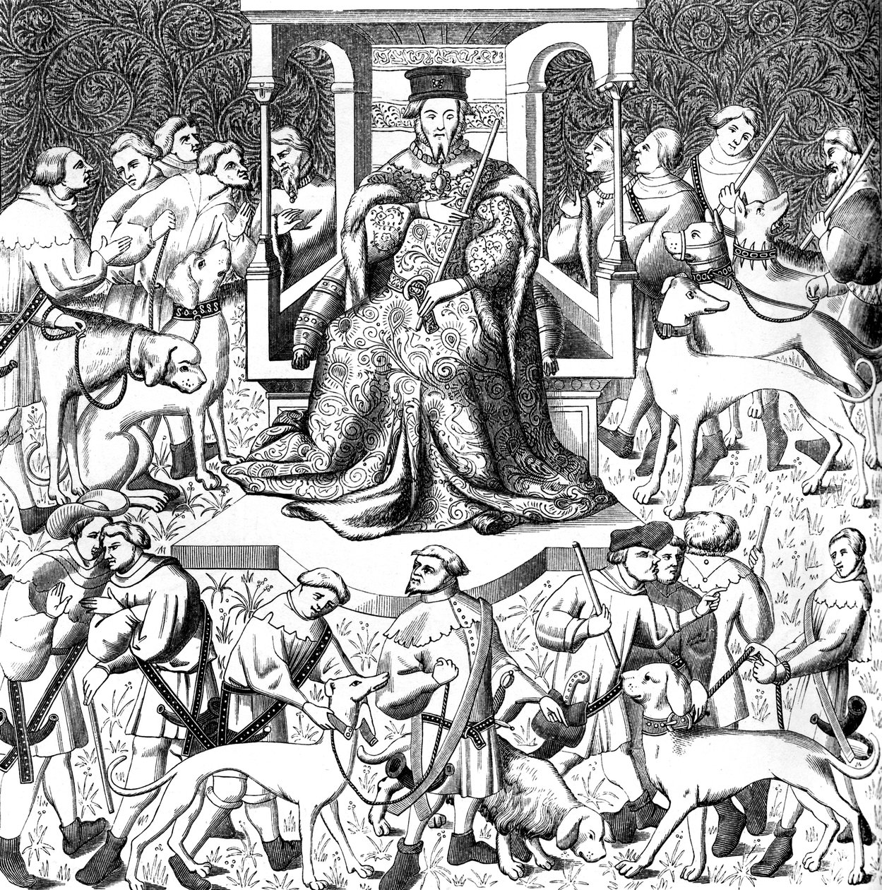 Gaston Phoebus enseignant l