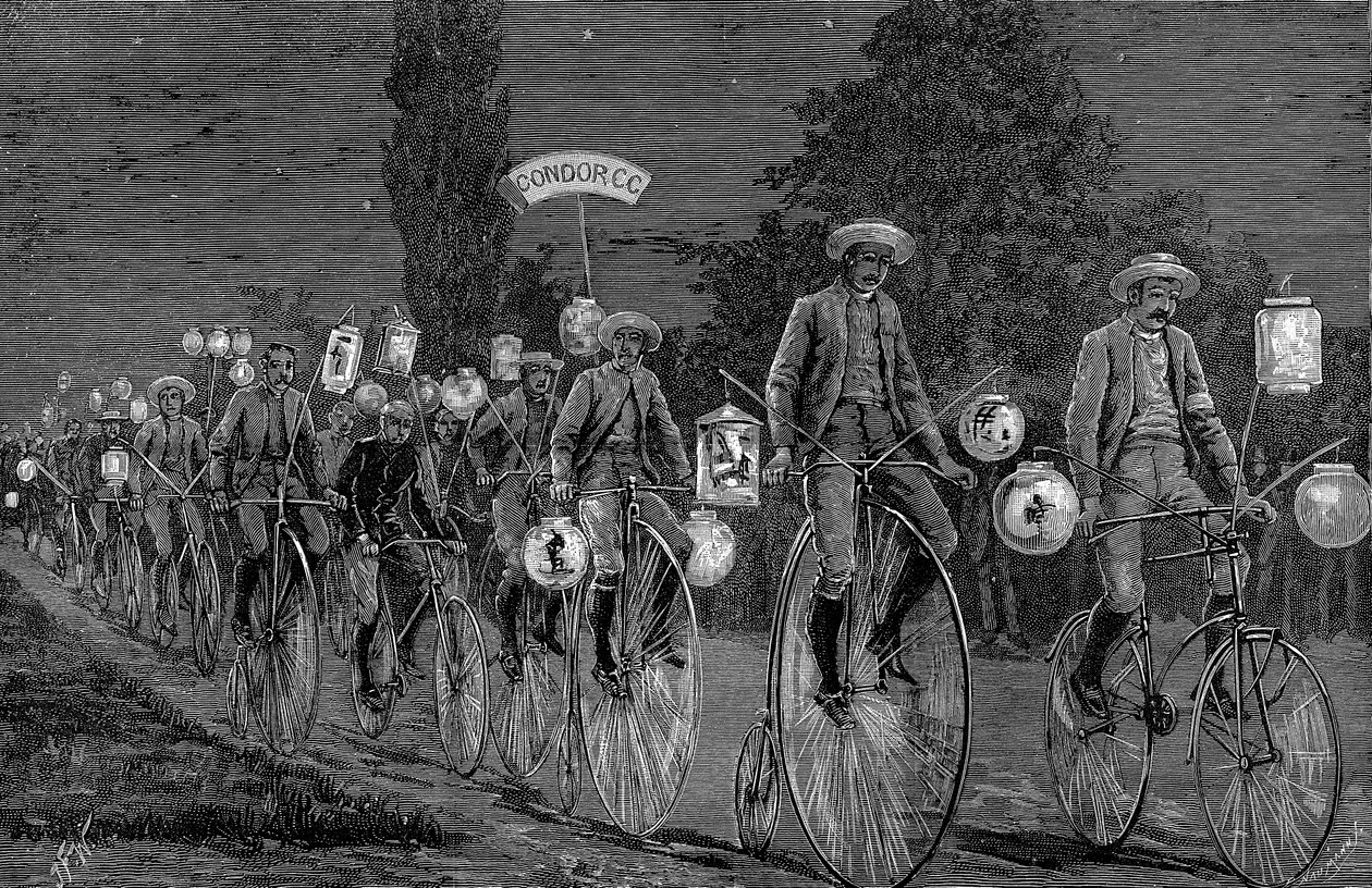 Rassemblement des clubs cyclistes britanniques au Castle Inn, Woodford, Essex, 1er juin 1889 - Unbekannt