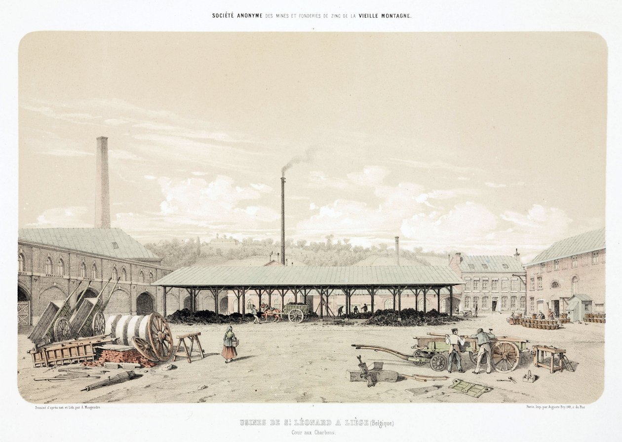 Stockage de charbon, Saint-Léonard, Liège, Belgique - Unbekannt