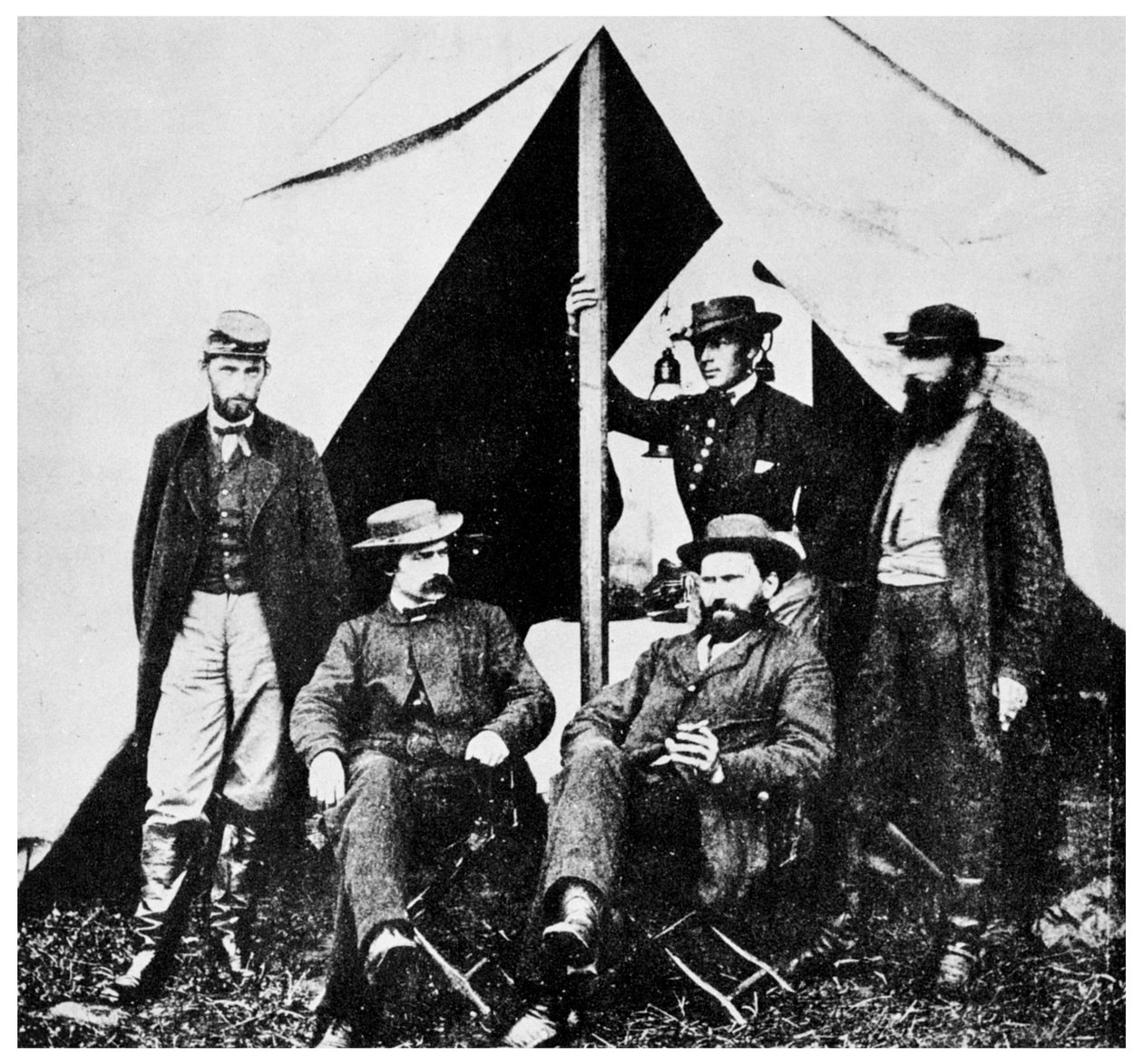 Quartier général du général McClellan, Antietam, Maryland, Guerre civile américaine, 1861-1862 - Unbekannt
