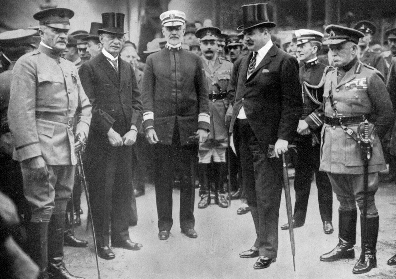 Le général Pershing arrivant à Liverpool, 8 juin 1917, vers 1920 - Unbekannt