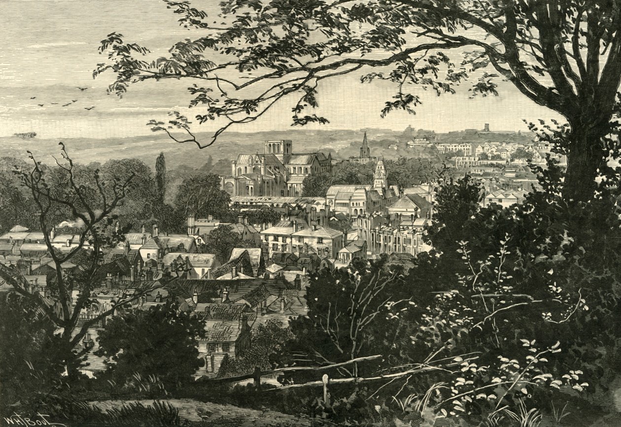 Vue générale de Winchester, 1898 - Unbekannt