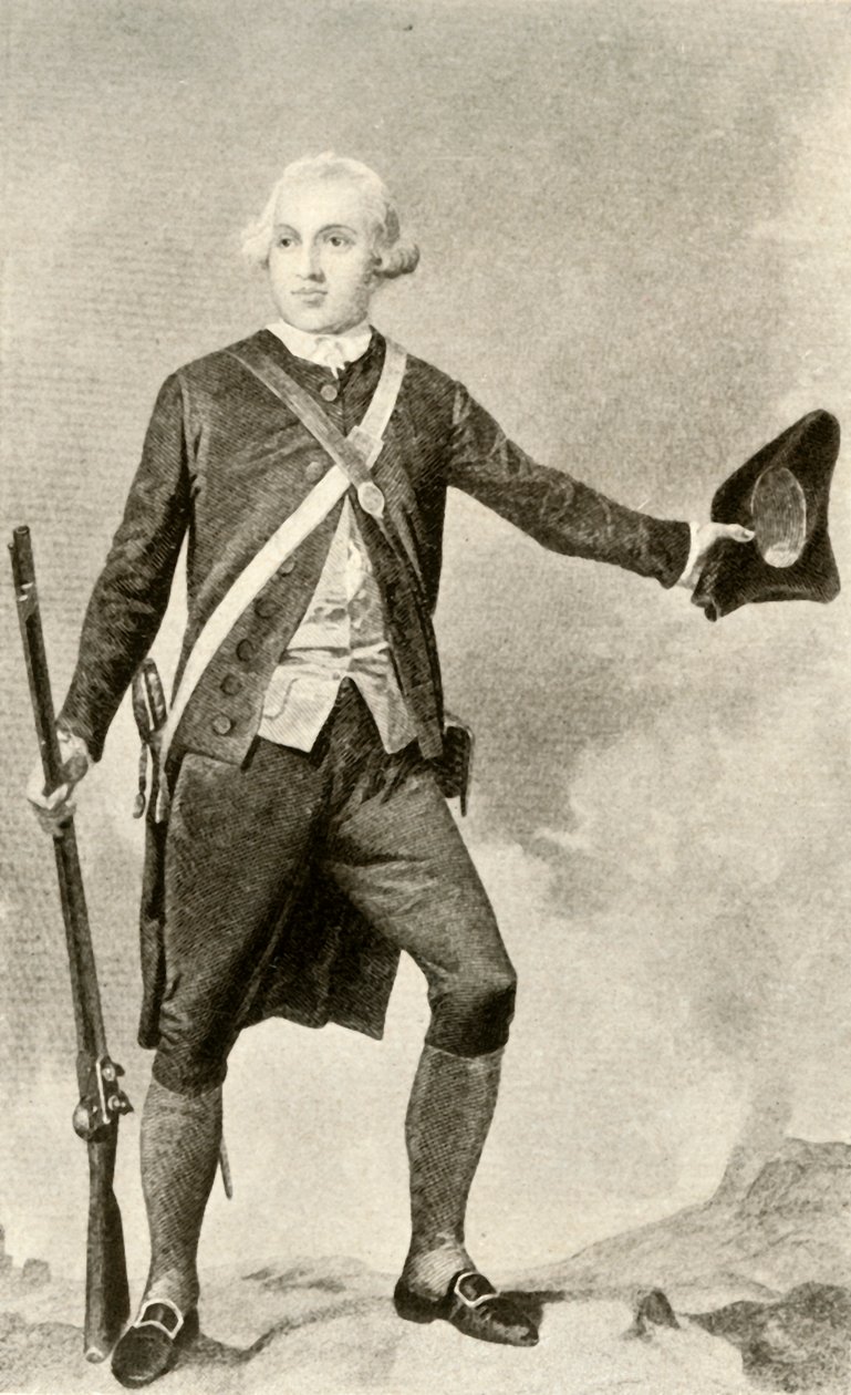 Général Warren, en tenue de minute-man, vers 1760, 1937 - Unbekannt