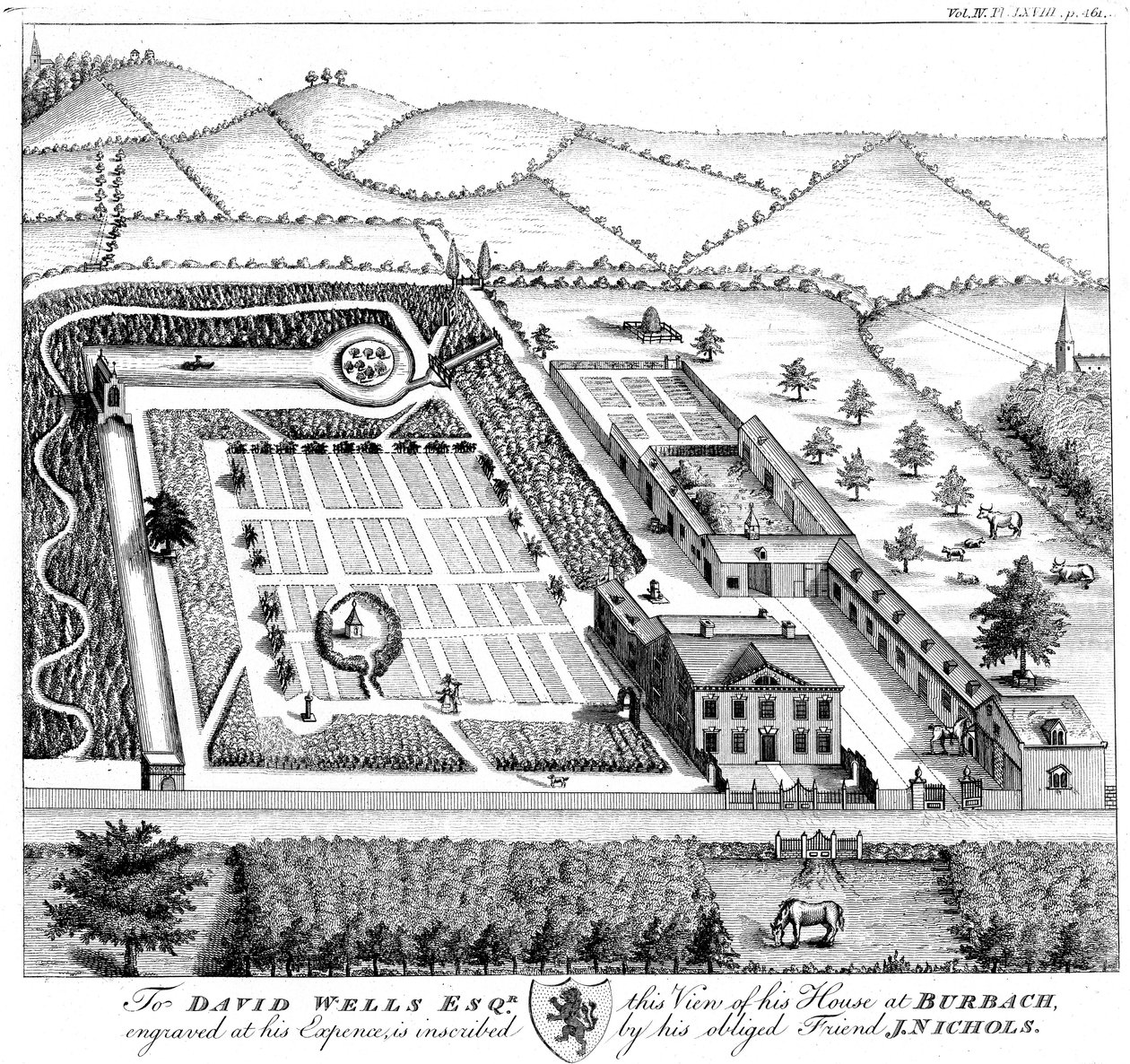 Modèle de domaine de campagne pour gentleman, vers 1750 - Unbekannt