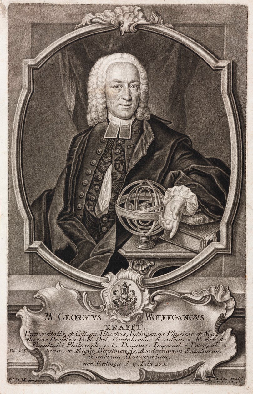 Georg Wolfgang Krafft, mathématicien allemand - Unbekannt