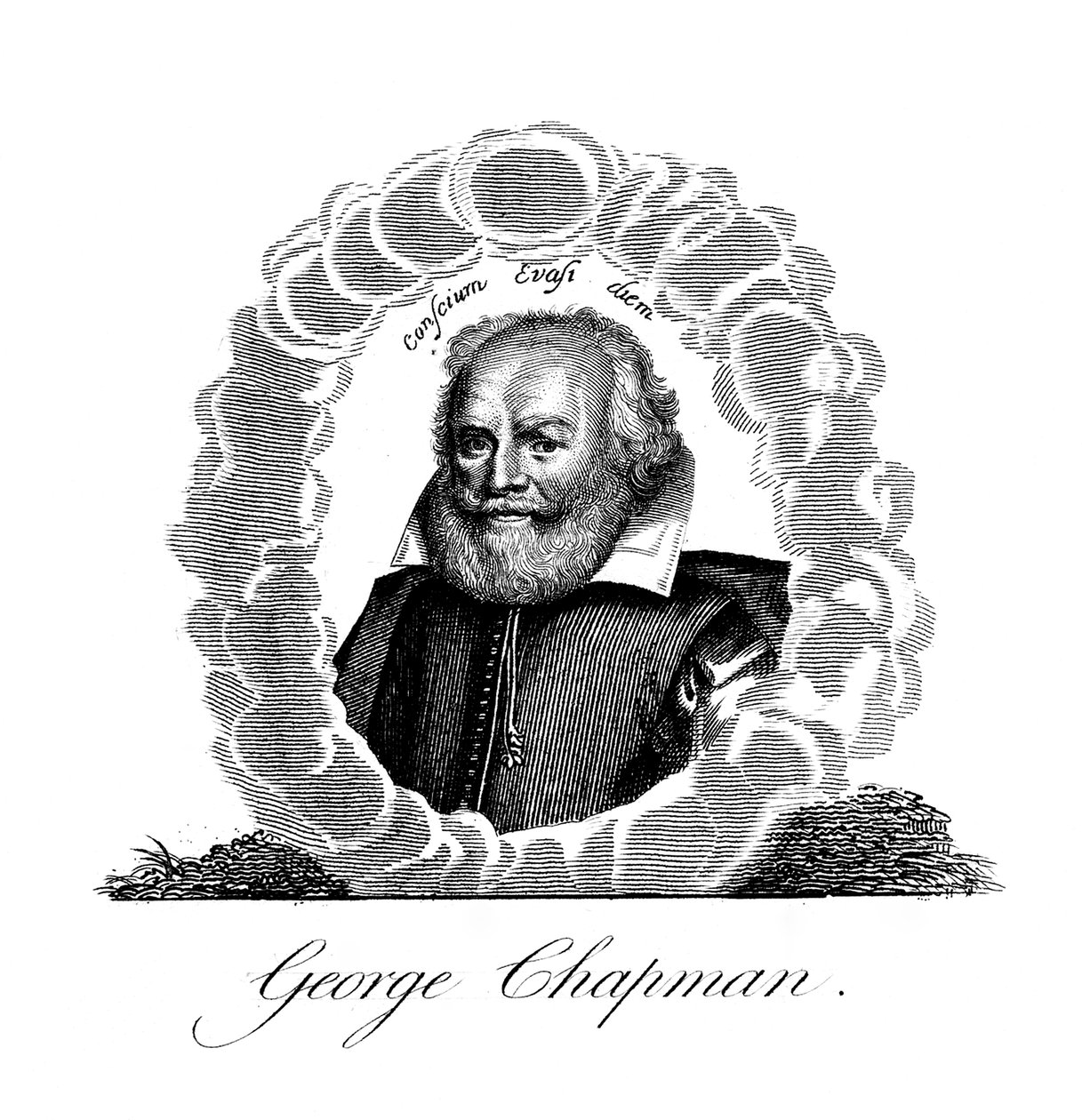 George Chapman, dramaturge, traducteur, poète et érudit classique anglais, 19ème siècle - Unbekannt