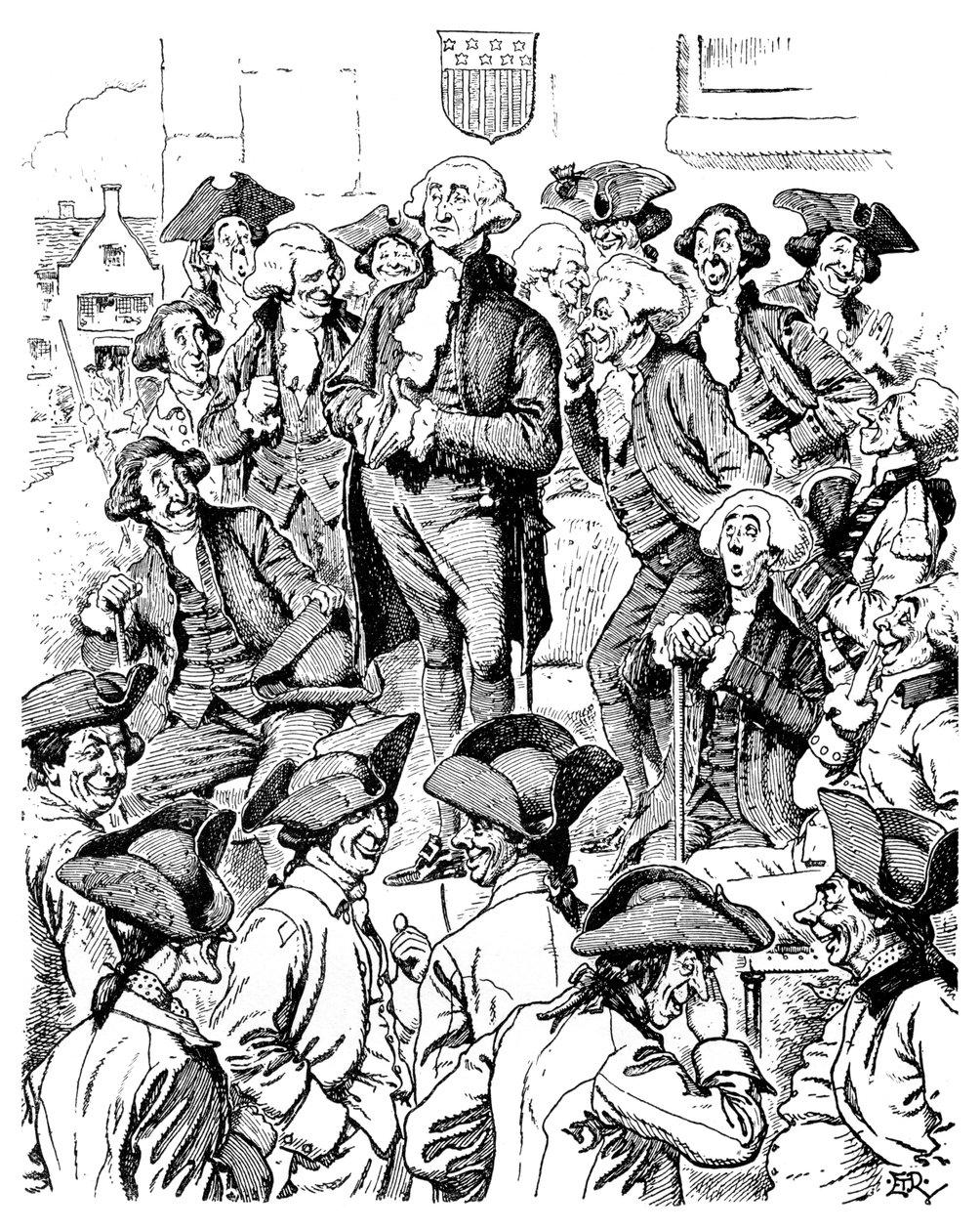George Washington essayant de mentir, 1901 - Unbekannt