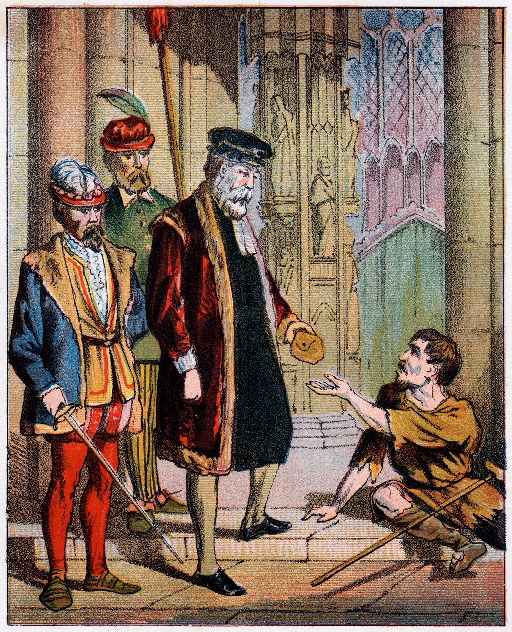 George Wishart, réformateur et martyr écossais du XVIe siècle, milieu du XIXe siècle - Unbekannt