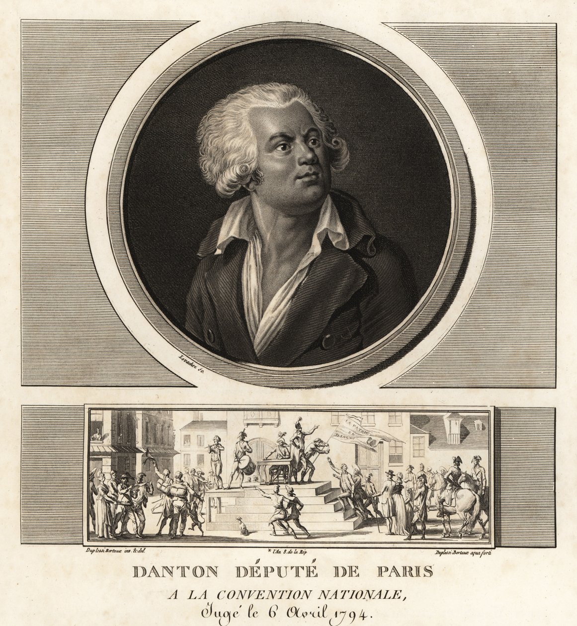 Georges Danton, député de Paris à la Convention nationale, exécuté en 1794 - Unbekannt