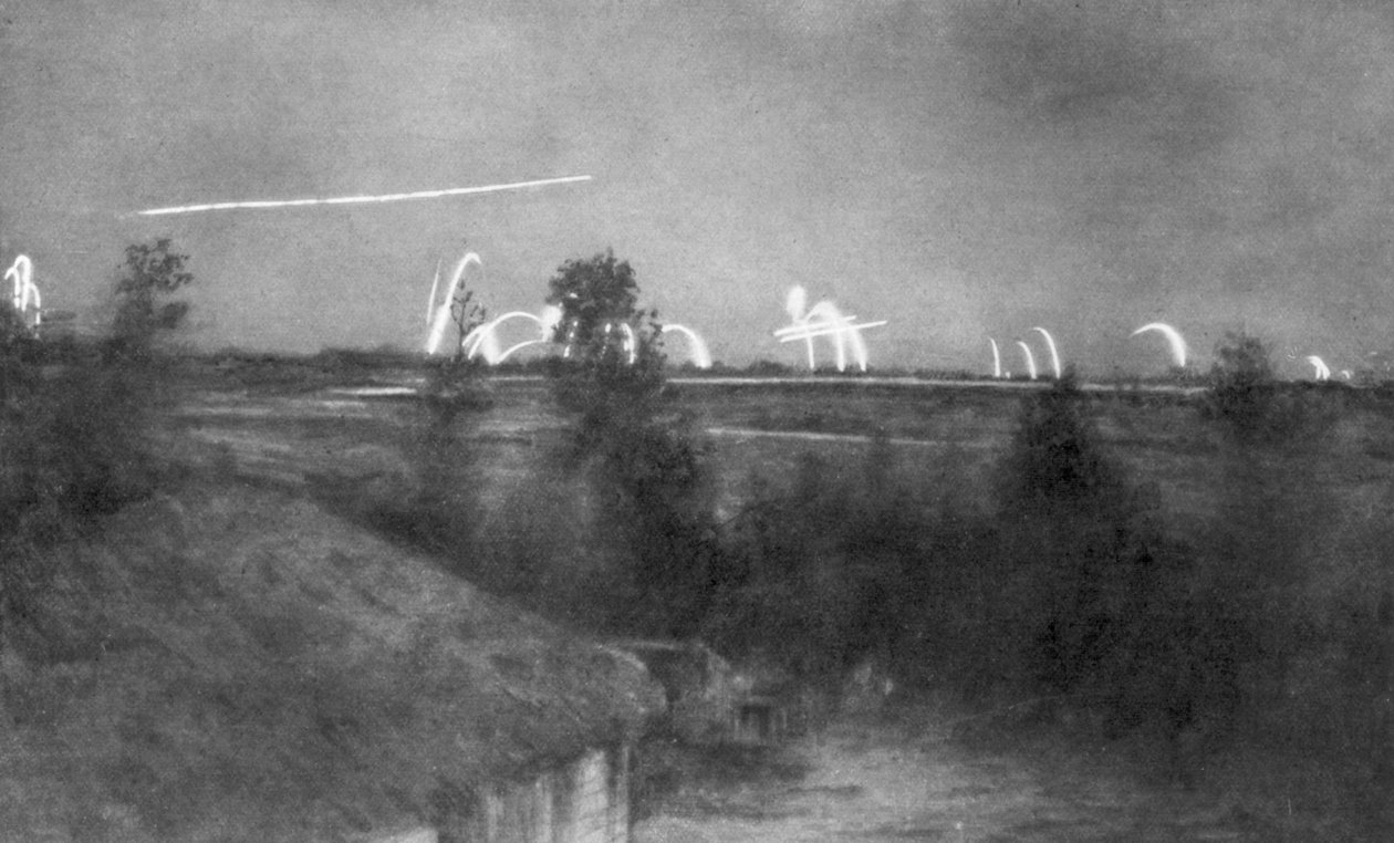 Artillerie allemande, le front de Champagne, France, Première Guerre mondiale - Unbekannt