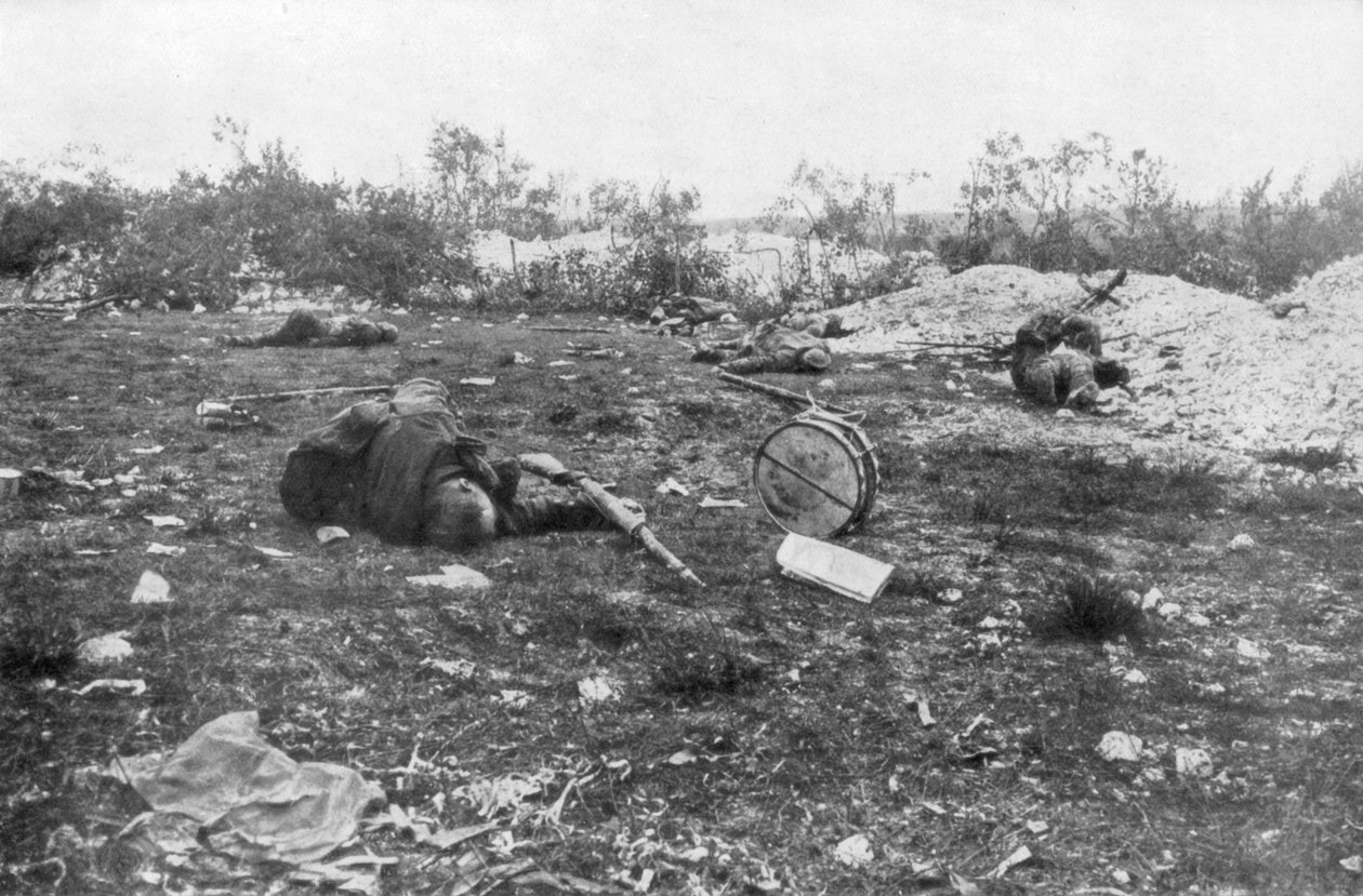 Morts allemands, Deuxième bataille de Champagne, France, 25 septembre-6 novembre 1915 - Unbekannt