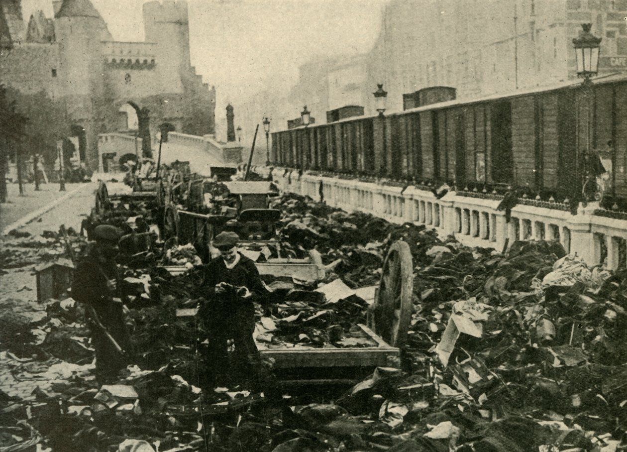 Marins allemands à Anvers, Belgique, Première Guerre mondiale, 1914, vers 1920 - Unbekannt