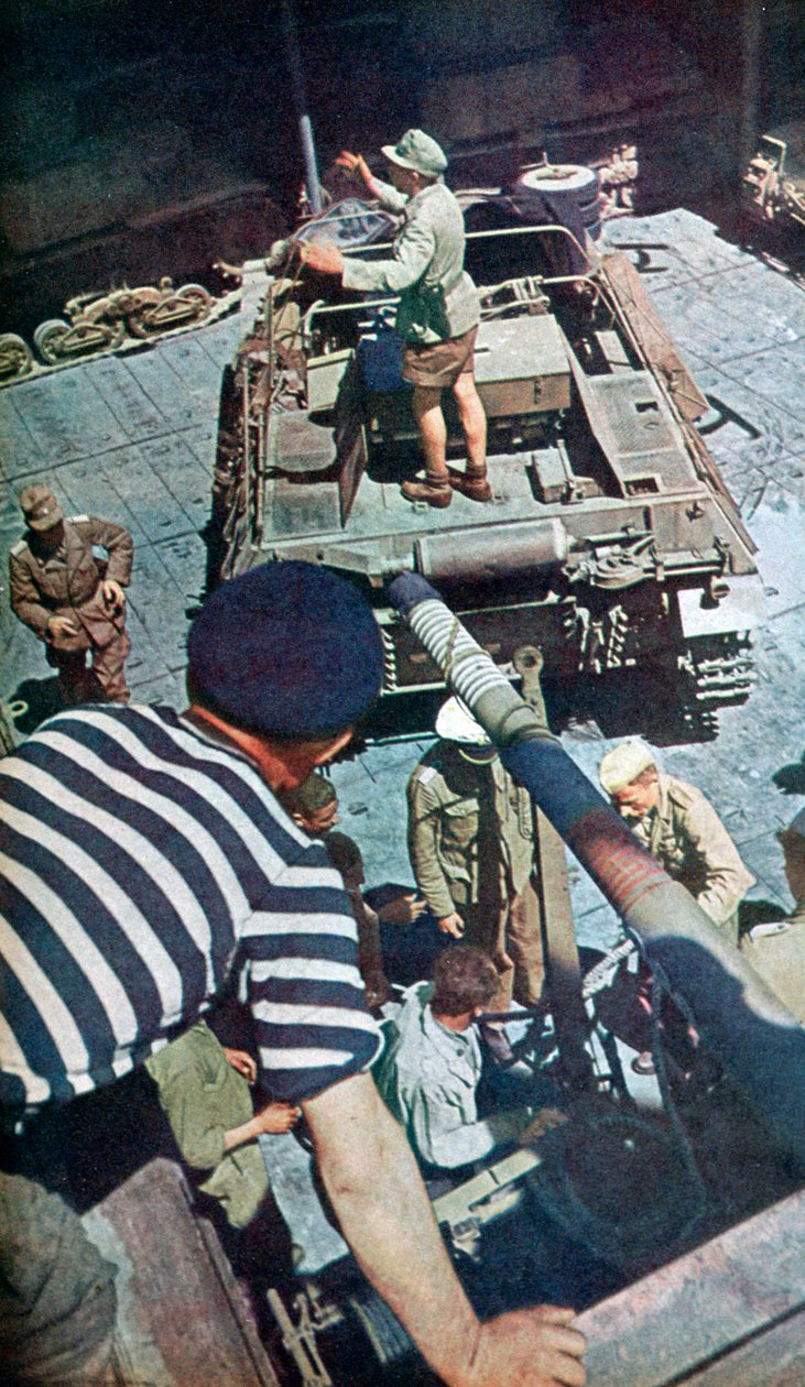 Les armes et munitions allemandes arrivent en Afrique du Nord, 1942 - Unbekannt