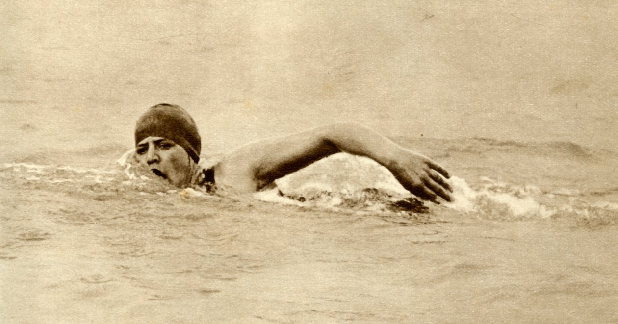 Gertrude Ederle, première femme à traverser la Manche à la nage, 1926, 1935 - Unbekannt