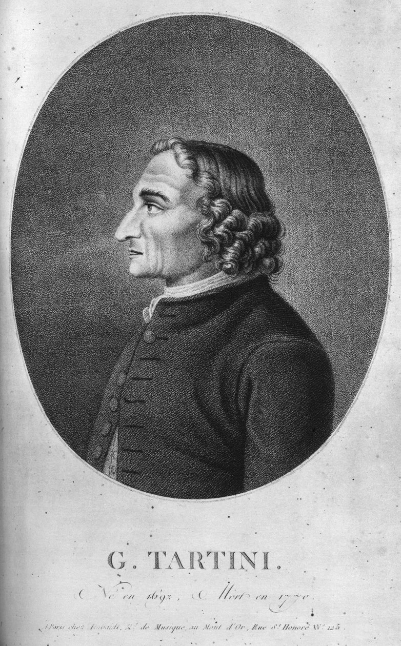 Giuseppe Tartini 1692-1770 était un compositeur et violoniste baroque italien - Unbekannt