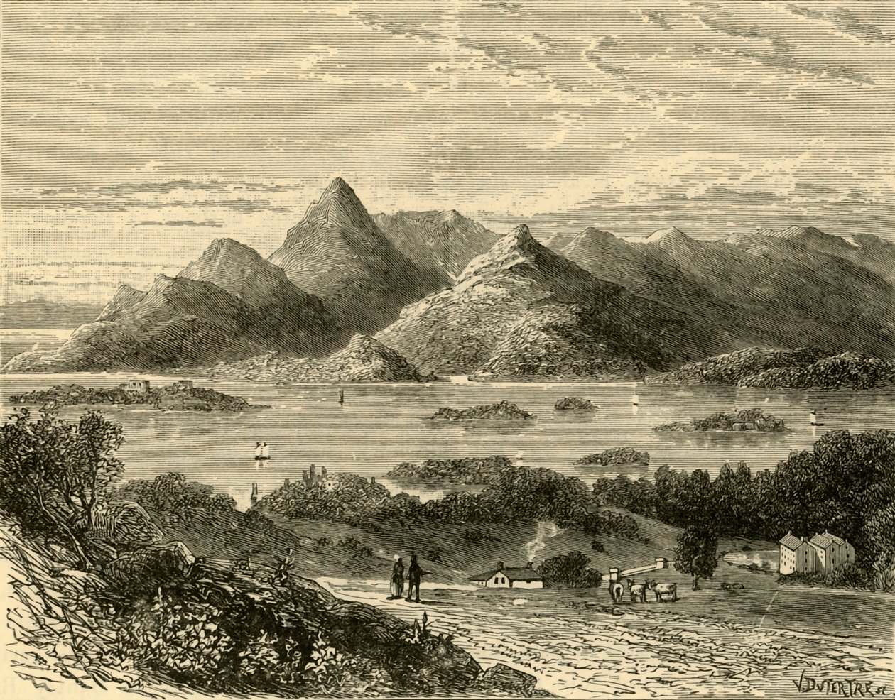 Port de Glengariff et baie de Bantry depuis l