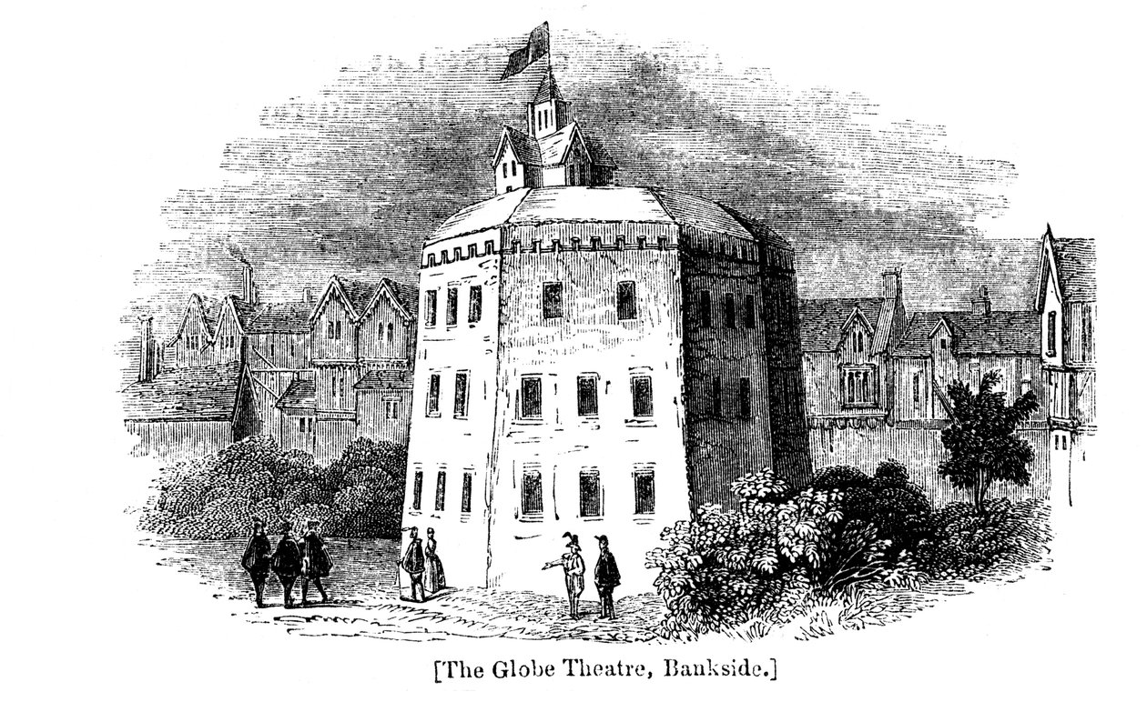 Théâtre du Globe, Bankside, Southwark, Londres, tel qu