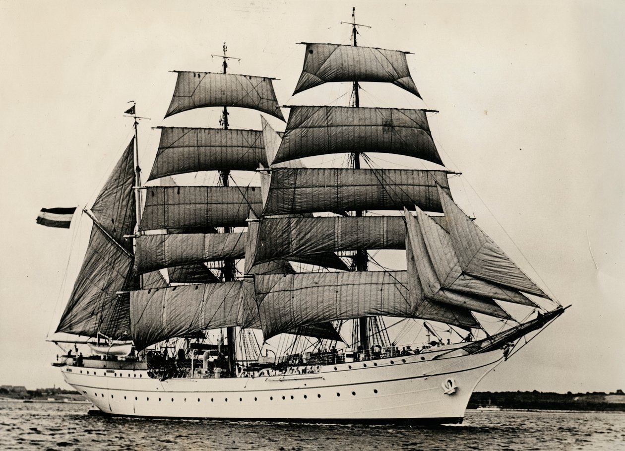 Gorch Fock pour la première fois sous voile, 1933 - Unbekannt