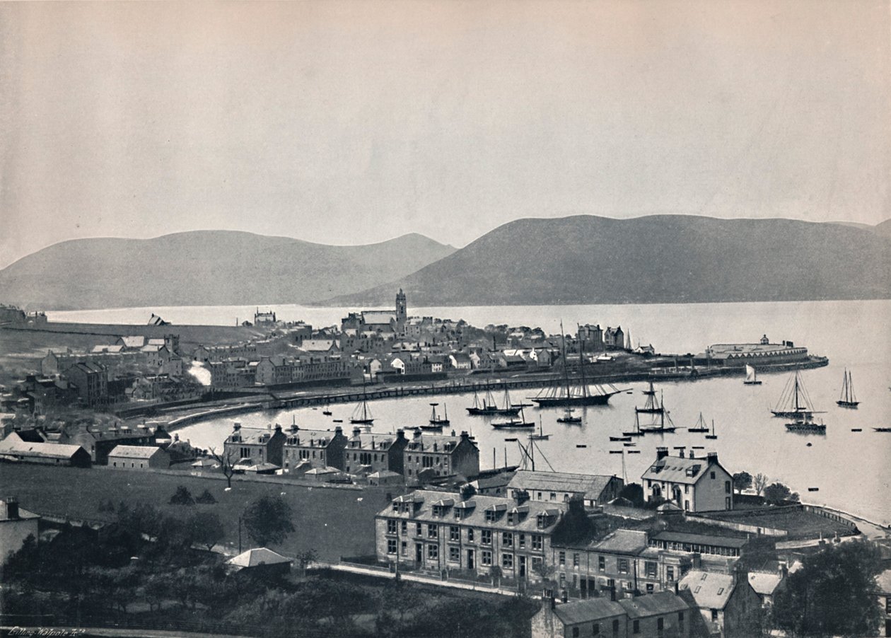 Gourock - La ville et le port, 1895 - Unbekannt