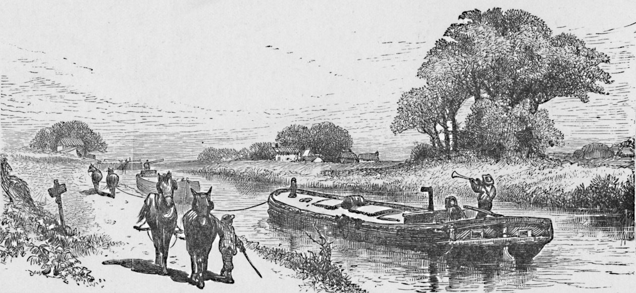 Bateau à grain sur le canal Érié - Unbekannt