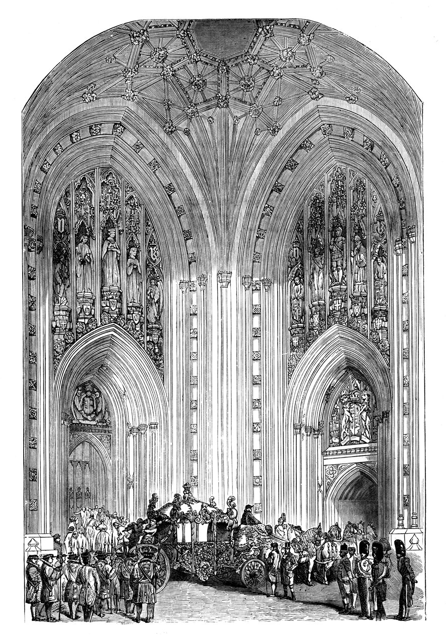 Grande Entrée, Palais de Westminster, Londres, vers 1888 - Unbekannt