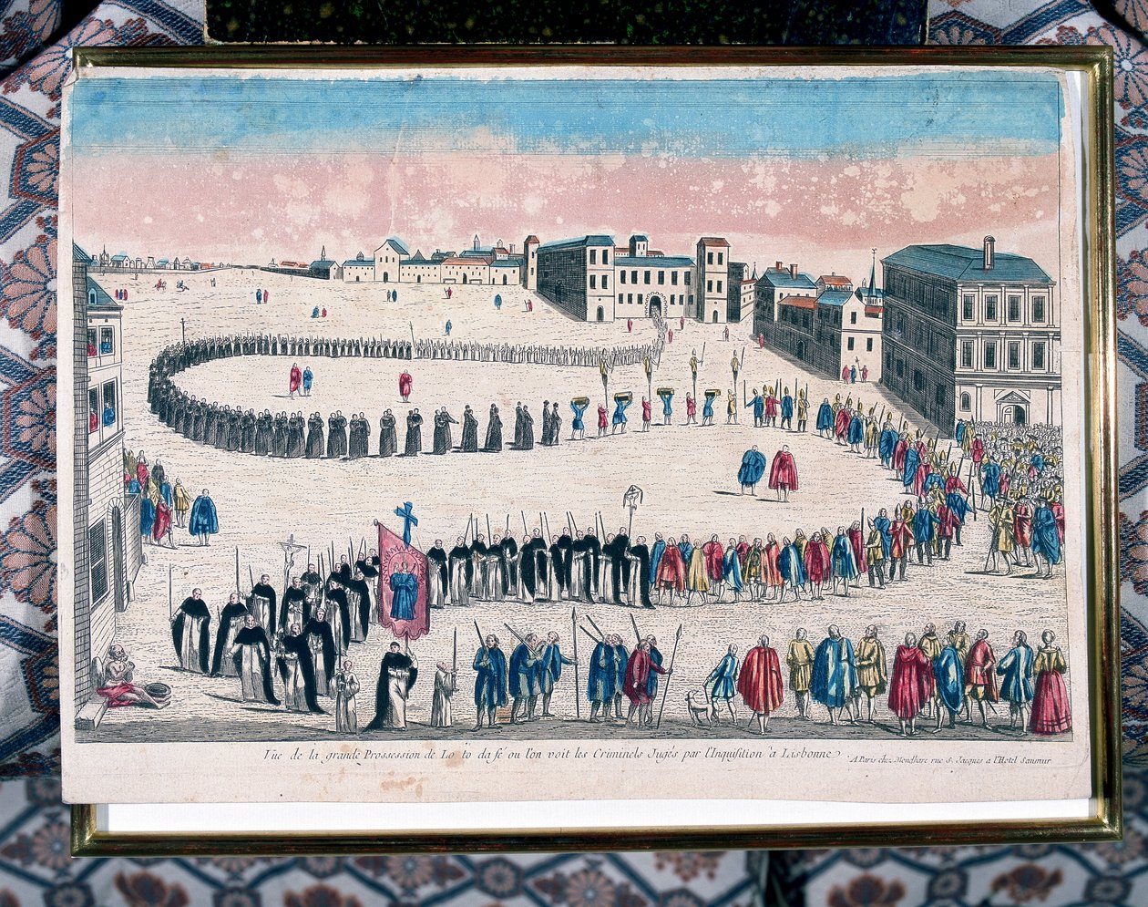 Grande procession de criminels condamnés par l