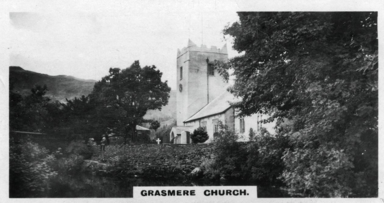 Église de Grasmere, lieu de sépulture de Wordsworth, Cumbria, vers 1920s - Unbekannt