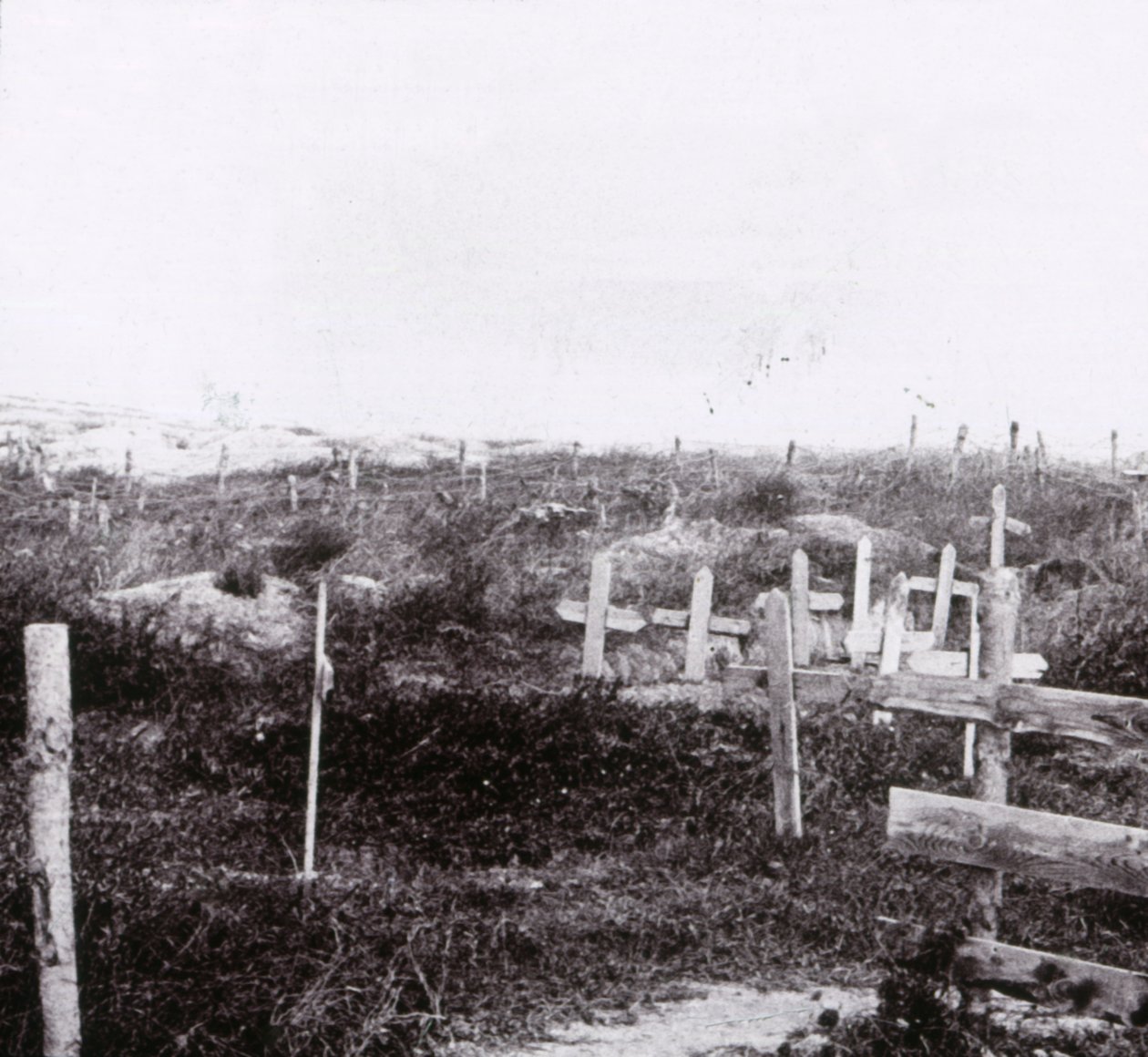 Tombes, Massiges, nord de la France, c1914-c1918 - Unbekannt