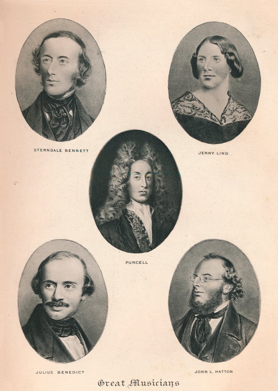 Grands musiciens - Planche V. - Unbekannt