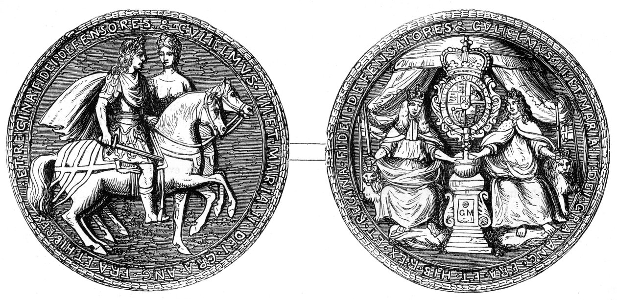Grand Sceau de Guillaume et Marie, 19ème siècle - Unbekannt