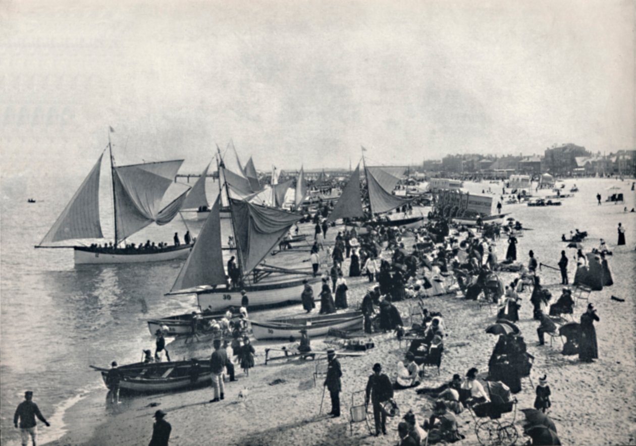 Great Yarmouth - Une Scène Typique sur la Plage, 1895 - Unbekannt