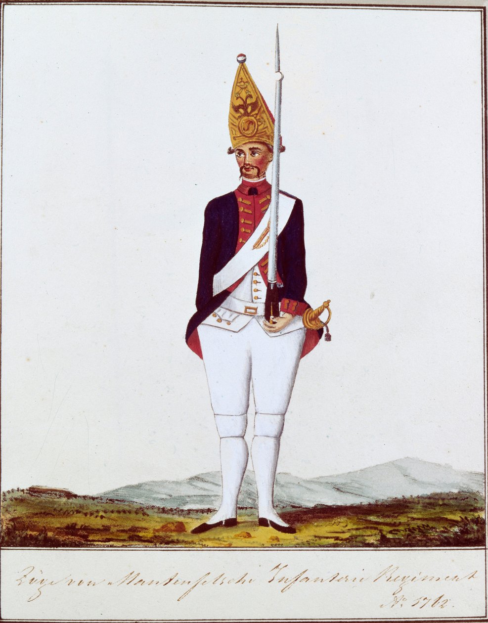 Grenadier du régiment Zöge von Manteuffel, 1762 - Unbekannt