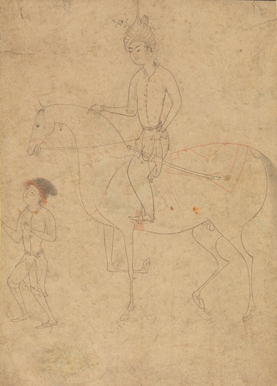 Palefrenier et cavalier, 1540-50 - Unbekannt