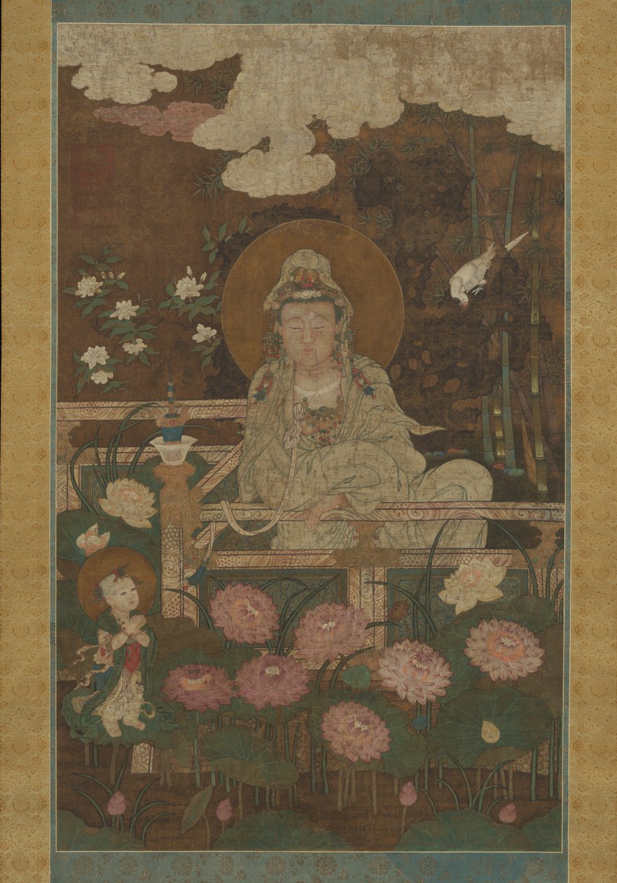 Guanyin en tant que Bodhisattva des Neuf-Lotus, 1593 - Unbekannt