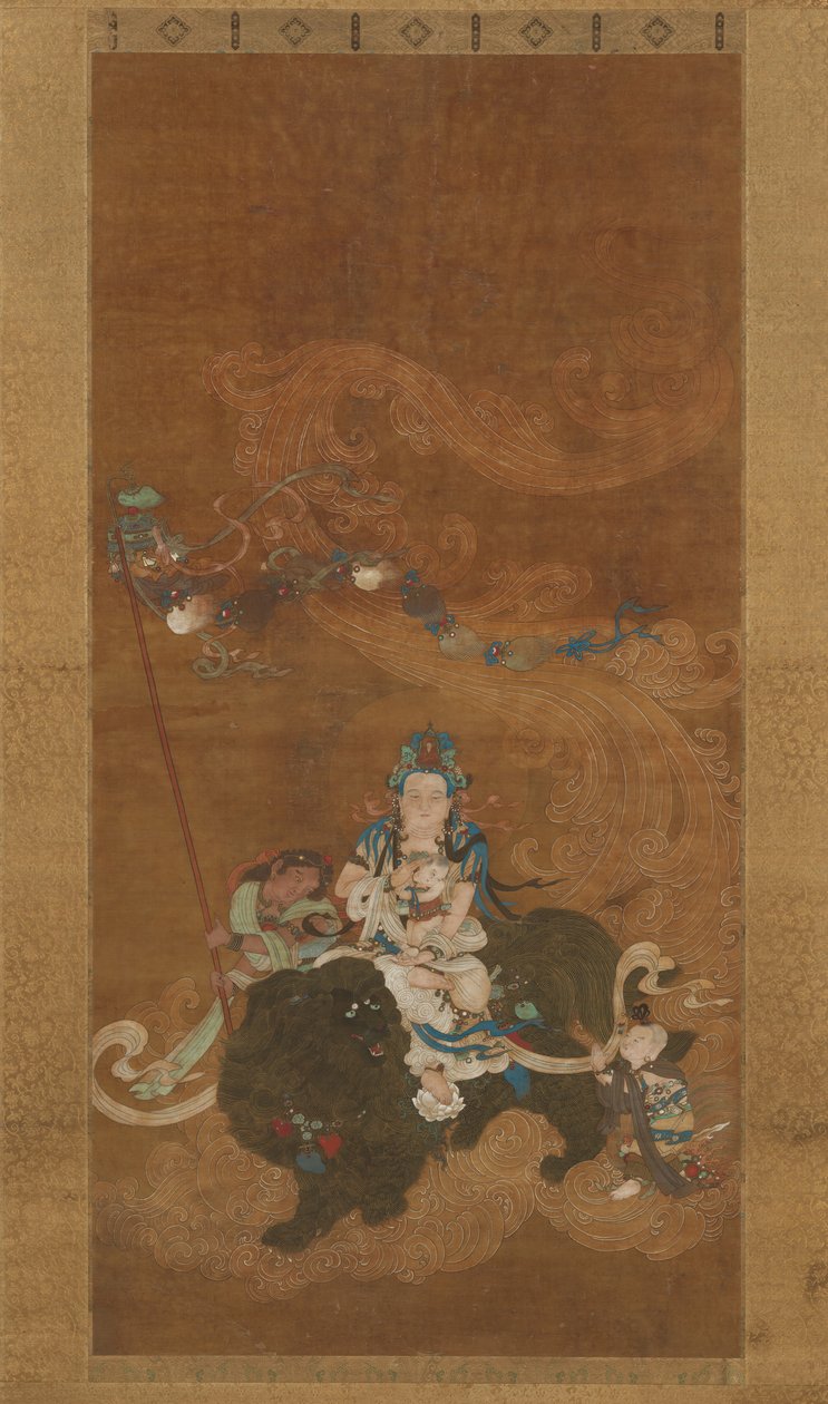 Guanyin la porteuse de fils, fin 16ème siècle - Unbekannt