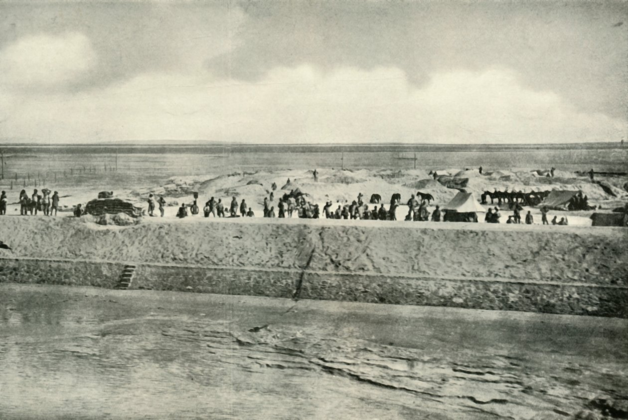 Gardant les rives du canal de Suez, 1919 - Unbekannt