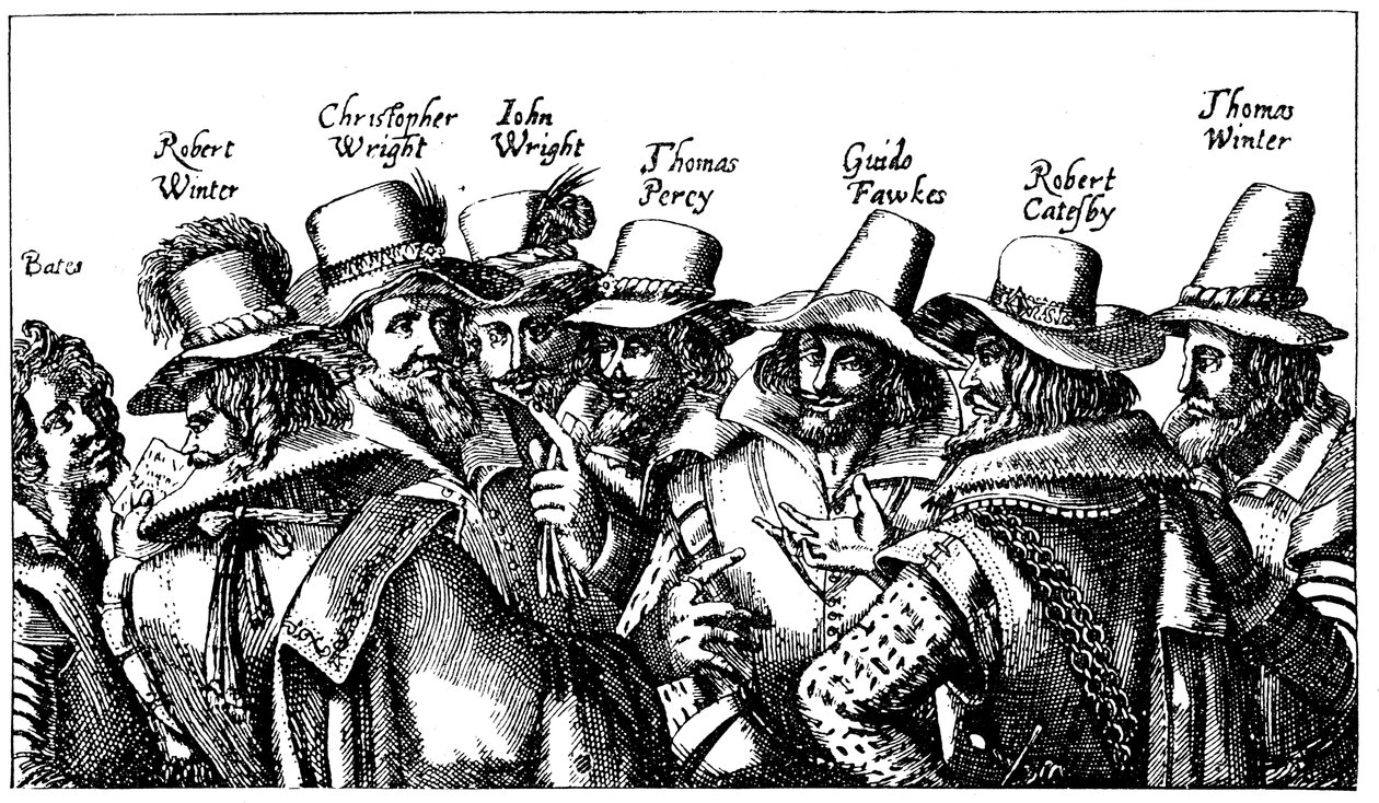 Guy Fawkes et les comploteurs de la poudre, 1605 - Unbekannt