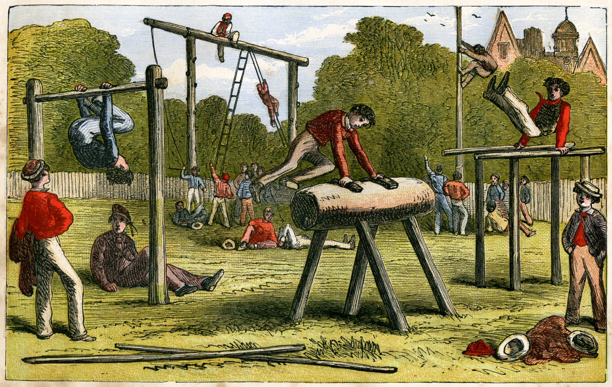 Gymnastique, 19e siècle - Unbekannt