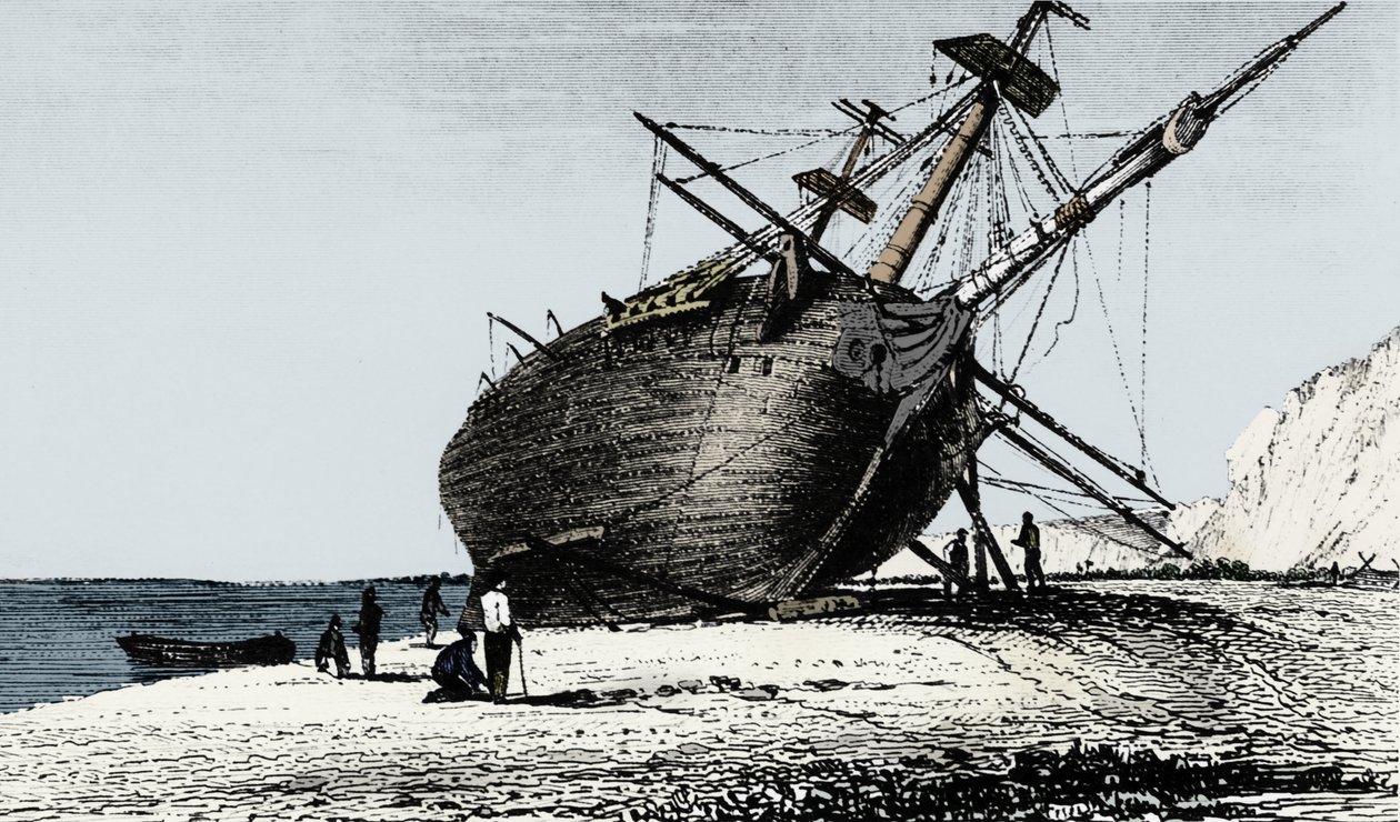 HMS Beagle échoué, Rio Santa Cruz, Patagonie, Amérique du Sud - Unbekannt