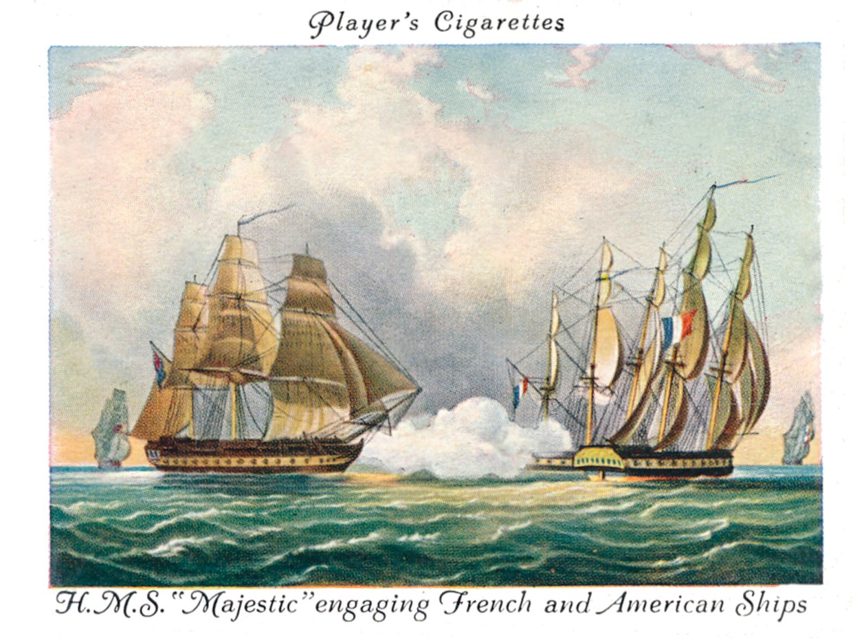 H.M.S Majestic engageant des navires français et américains, 1936 - Unbekannt