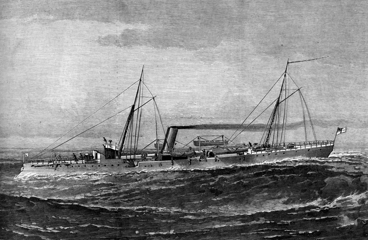 Canonnière torpilleuse HM Rattlesnake, 1887 - Unbekannt