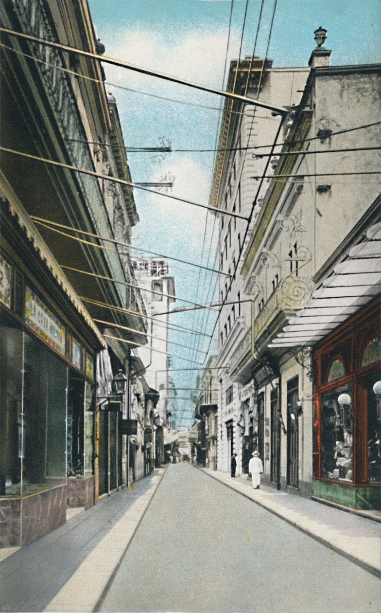 Habana : Calle Obispo ou Pimargall. Rue Obispo ou Pimargall, vers 1910 - Unbekannt