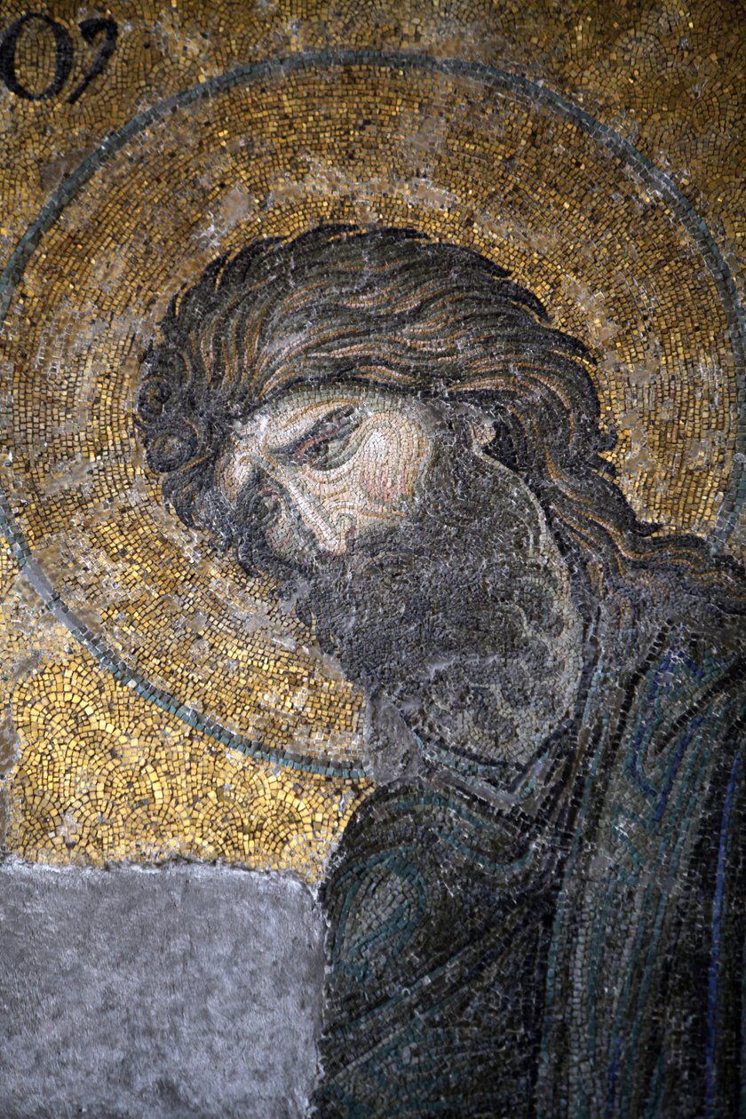 Mosaïque de la Déisis de Sainte-Sophie - Jean-Baptiste, Istanbul, Turquie - Unbekannt